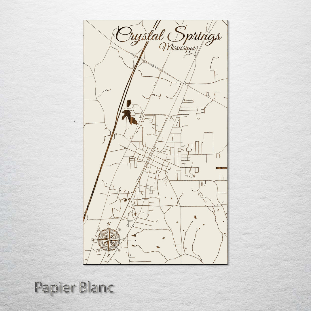 Crystal Springs, Mississippi Street Map