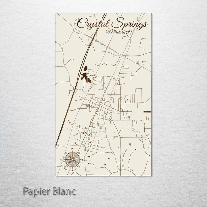 Crystal Springs, Mississippi Street Map