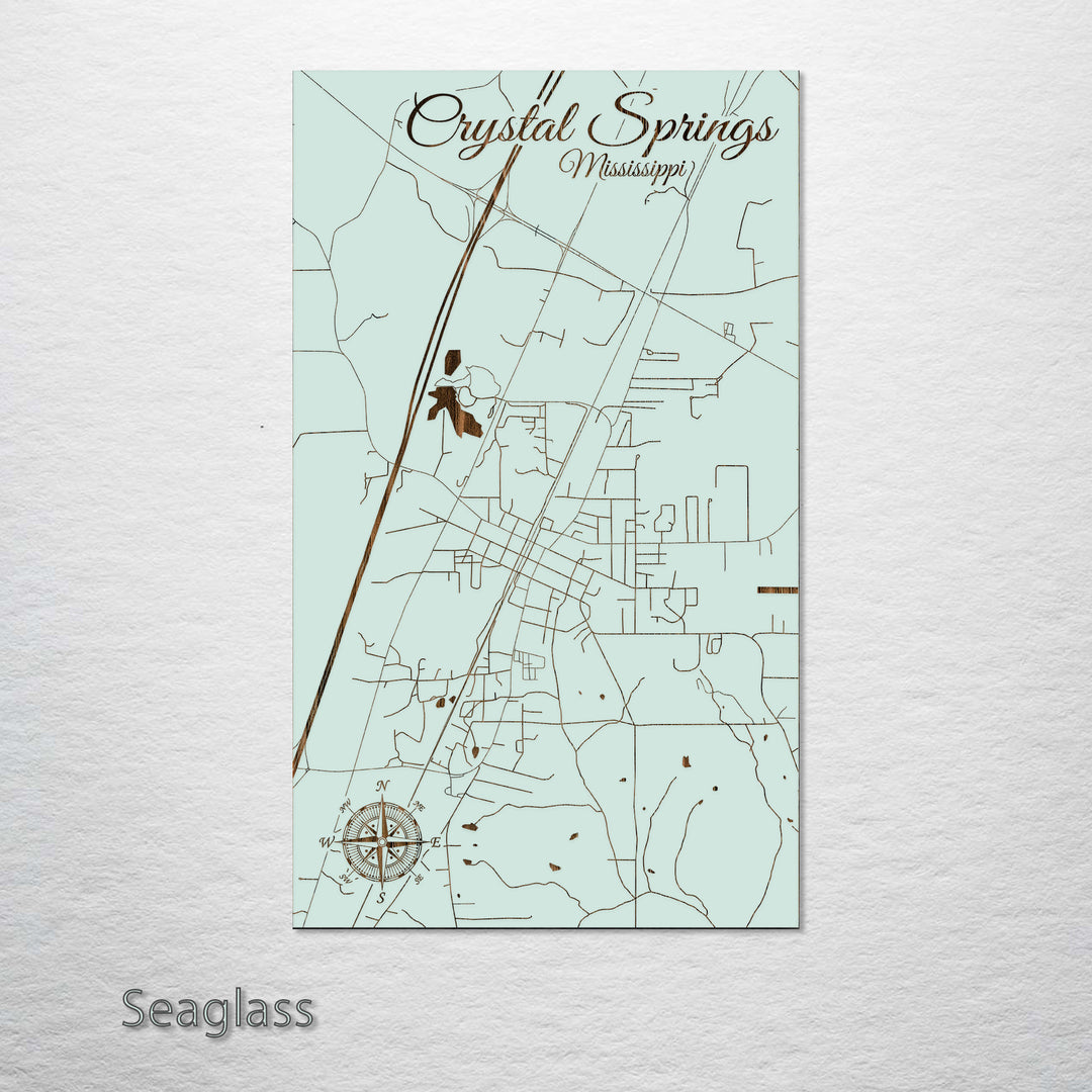 Crystal Springs, Mississippi Street Map