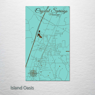 Crystal Springs, Mississippi Street Map