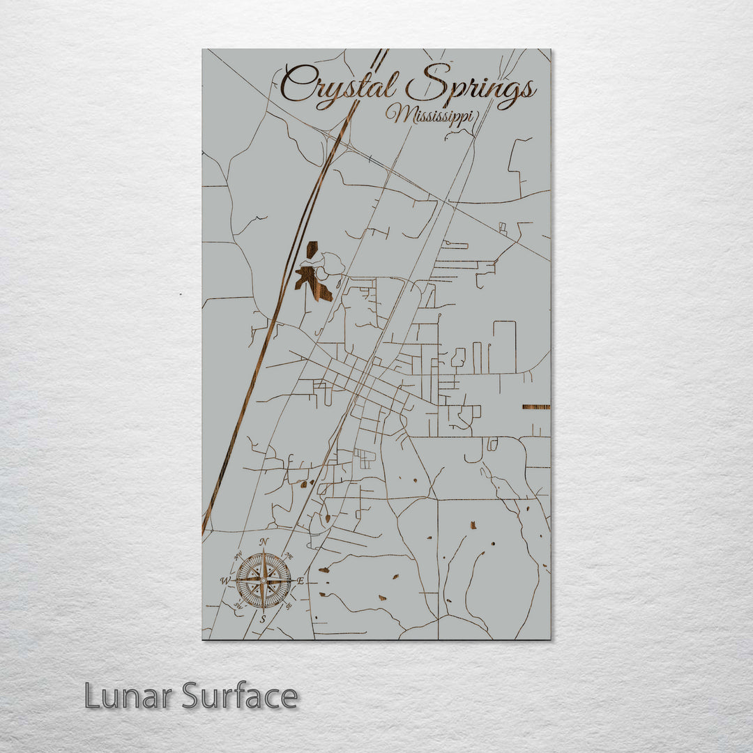 Crystal Springs, Mississippi Street Map