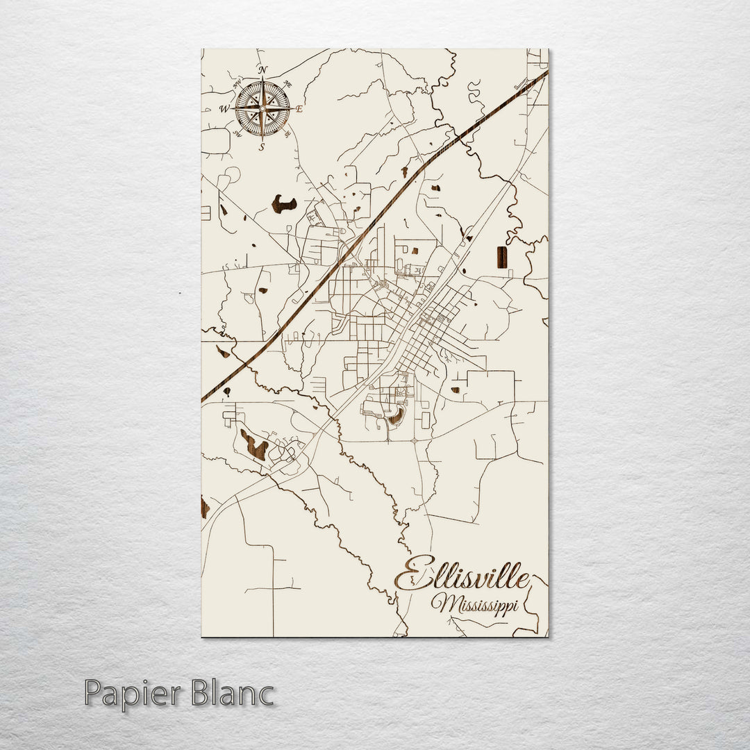 Ellisville, Mississippi Street Map