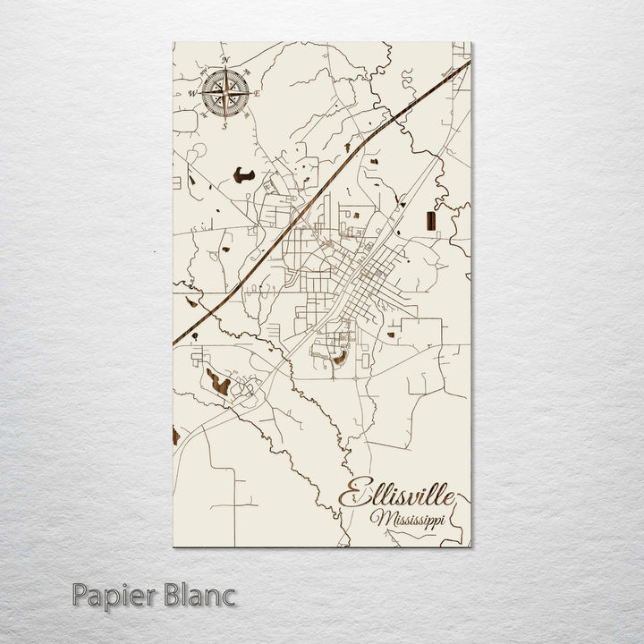 Ellisville, Mississippi Street Map