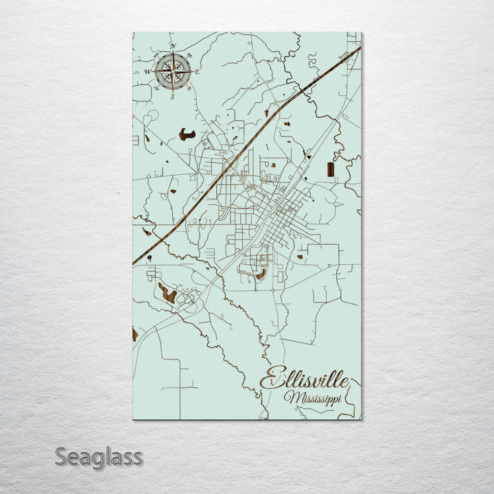 Ellisville, Mississippi Street Map