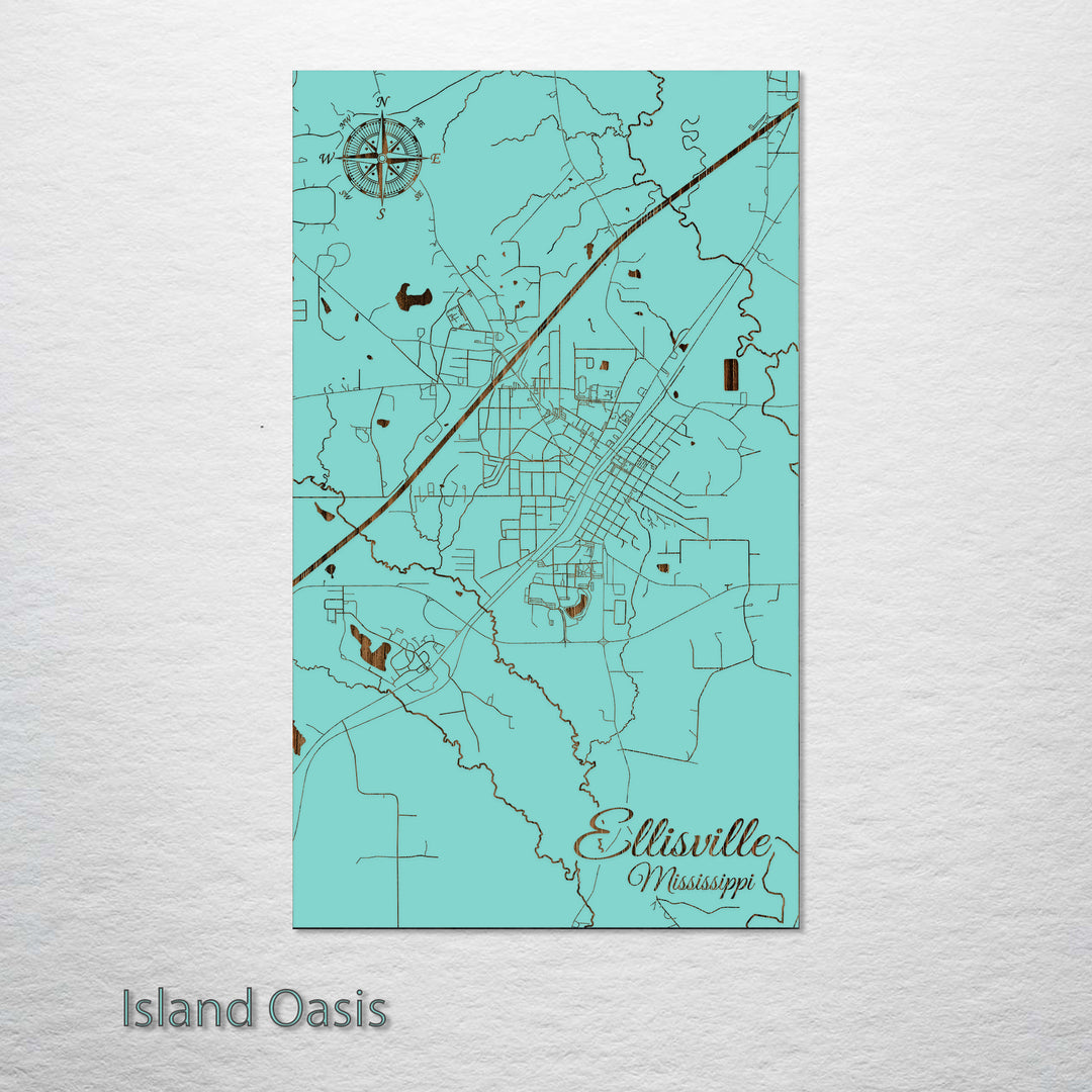 Ellisville, Mississippi Street Map