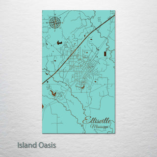 Ellisville, Mississippi Street Map