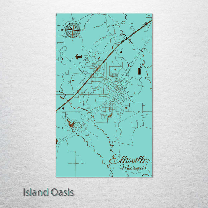Ellisville, Mississippi Street Map