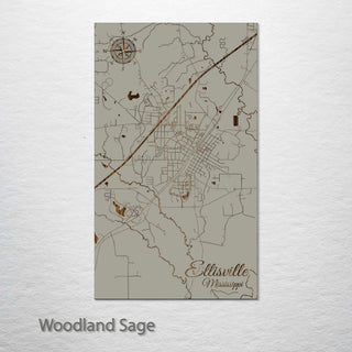 Ellisville, Mississippi Street Map