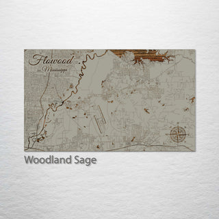 Flowood, Mississippi Street Map