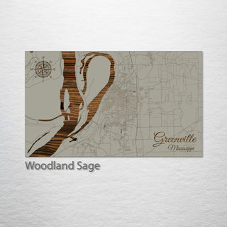 Greenville, Mississippi Street Map