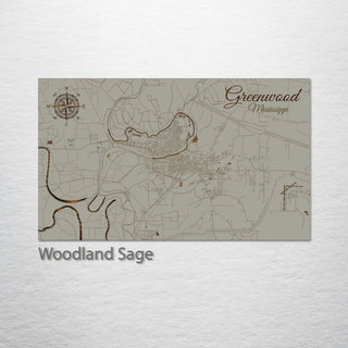 Greenwood, Mississippi Street Map