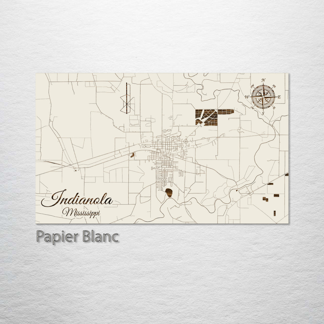 Indianola, Mississippi Street Map