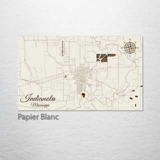 Indianola, Mississippi Street Map