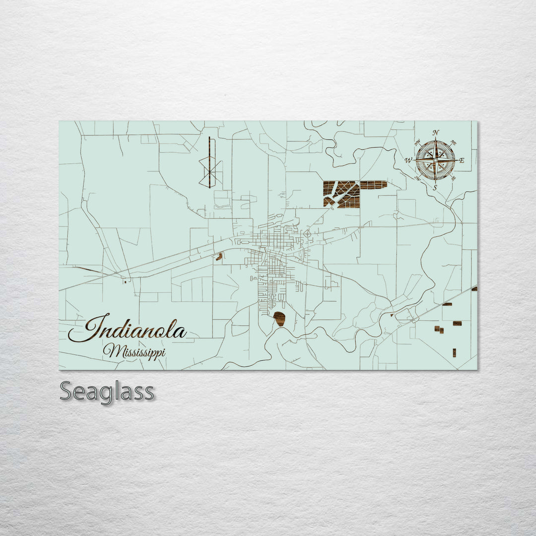 Indianola, Mississippi Street Map