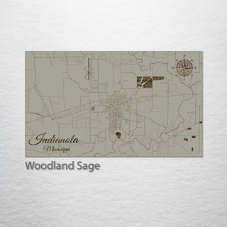 Indianola, Mississippi Street Map