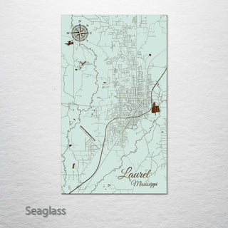 Laurel, Mississippi Street Map