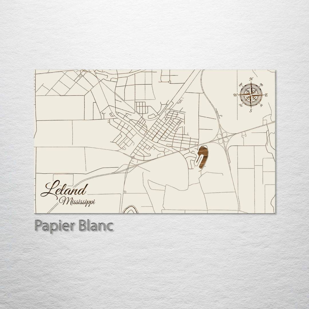 Leland, Mississippi Street Map