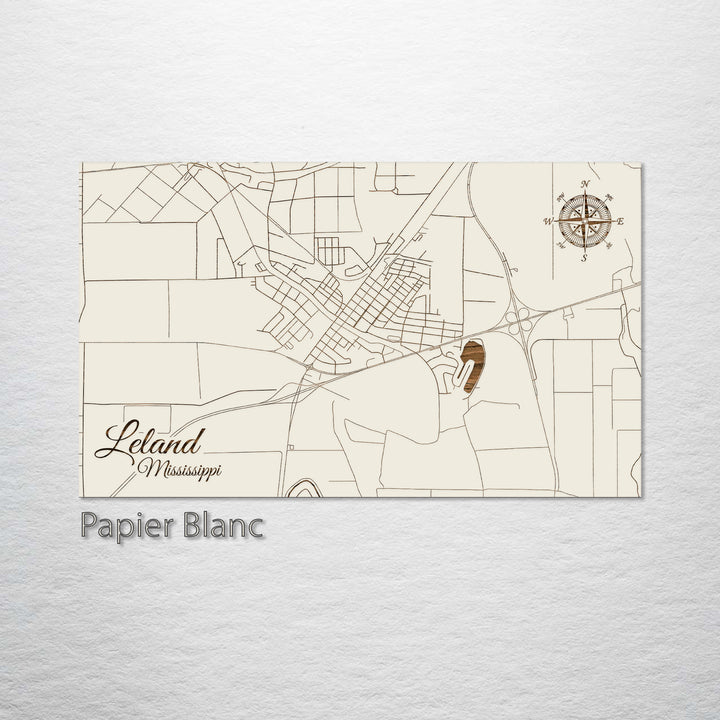 Leland, Mississippi Street Map