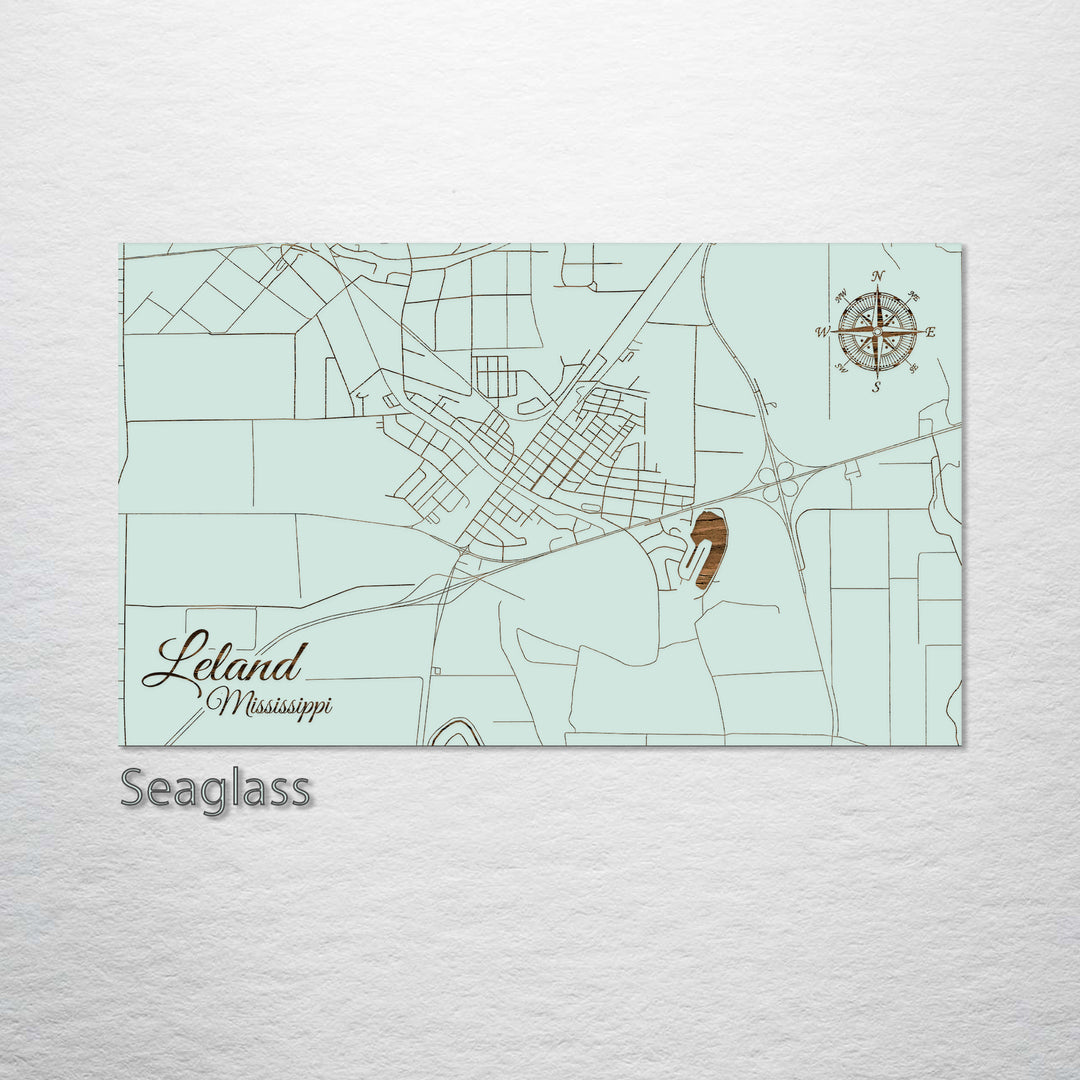 Leland, Mississippi Street Map