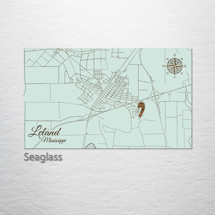 Leland, Mississippi Street Map