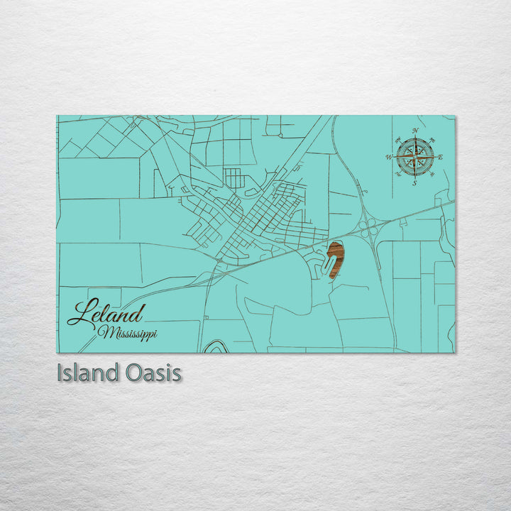 Leland, Mississippi Street Map