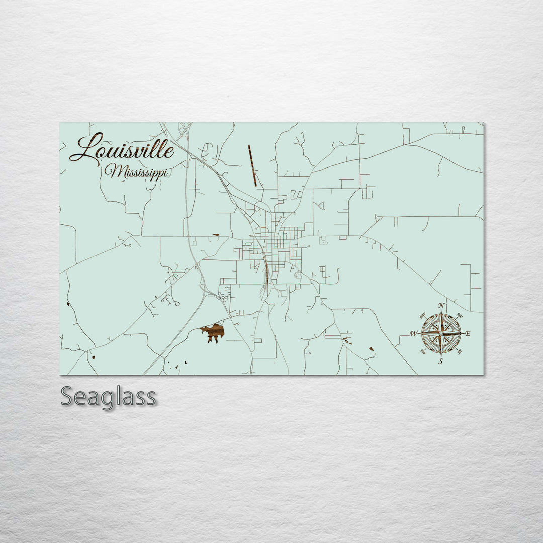 Louisville, Mississippi Street Map