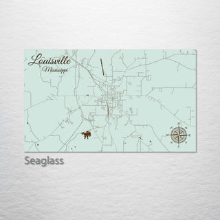Louisville, Mississippi Street Map