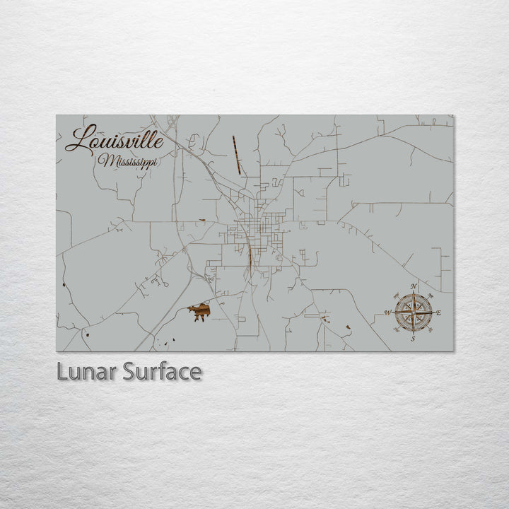 Louisville, Mississippi Street Map