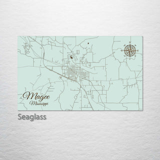 Magee, Mississippi Street Map