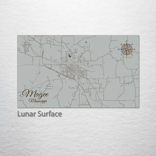 Magee, Mississippi Street Map