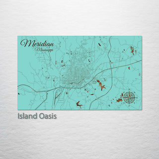 Meridian, Mississippi Street Map