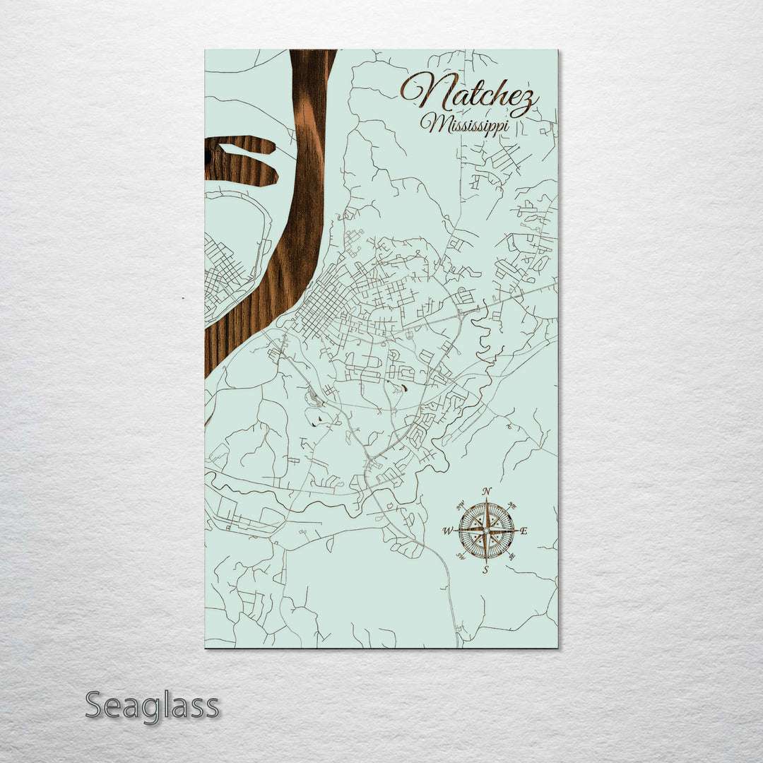 Natchez, Mississippi Street Map