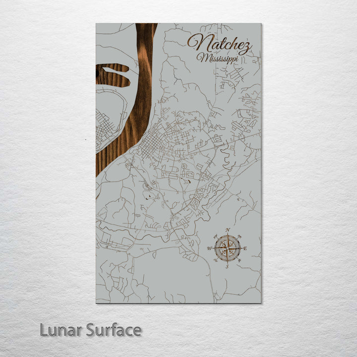 Natchez, Mississippi Street Map