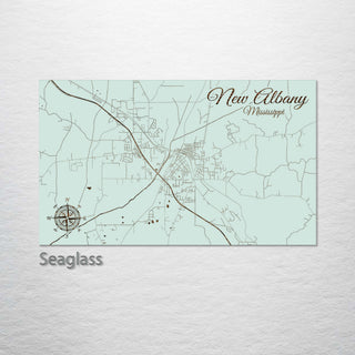 New Albany, Mississippi Street Map