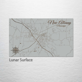 New Albany, Mississippi Street Map