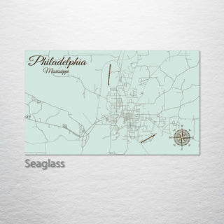 Philadelphia, Mississippi Street Map