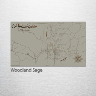 Philadelphia, Mississippi Street Map