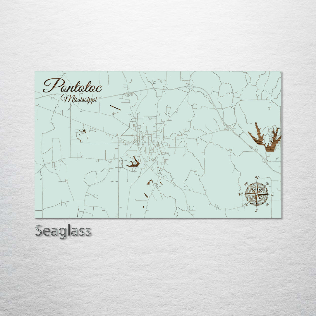 Pontotoc, Mississippi Street Map