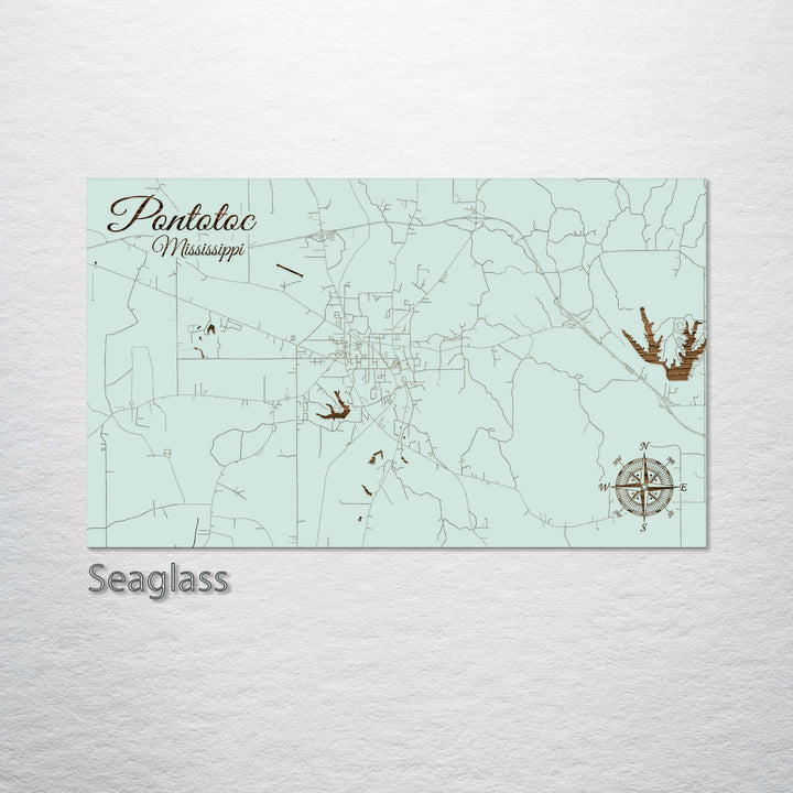 Pontotoc, Mississippi Street Map