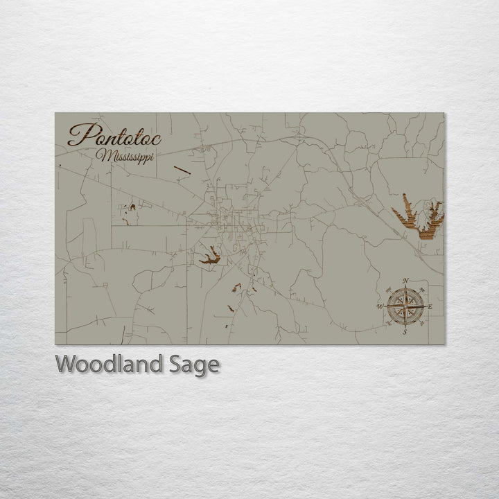 Pontotoc, Mississippi Street Map