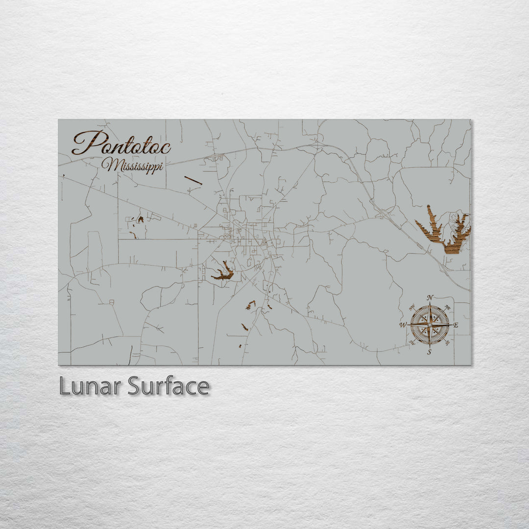 Pontotoc, Mississippi Street Map