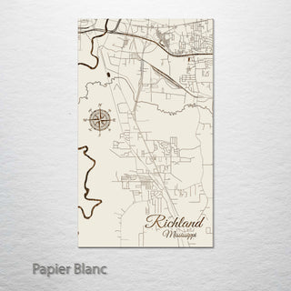 Richland, Mississippi Street Map