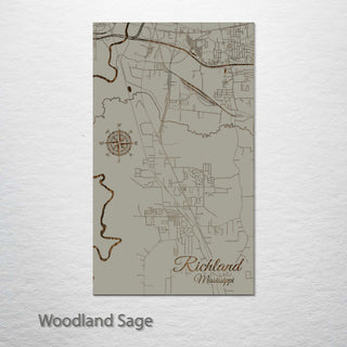 Richland, Mississippi Street Map
