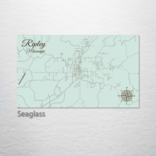Ripley, Mississippi Street Map
