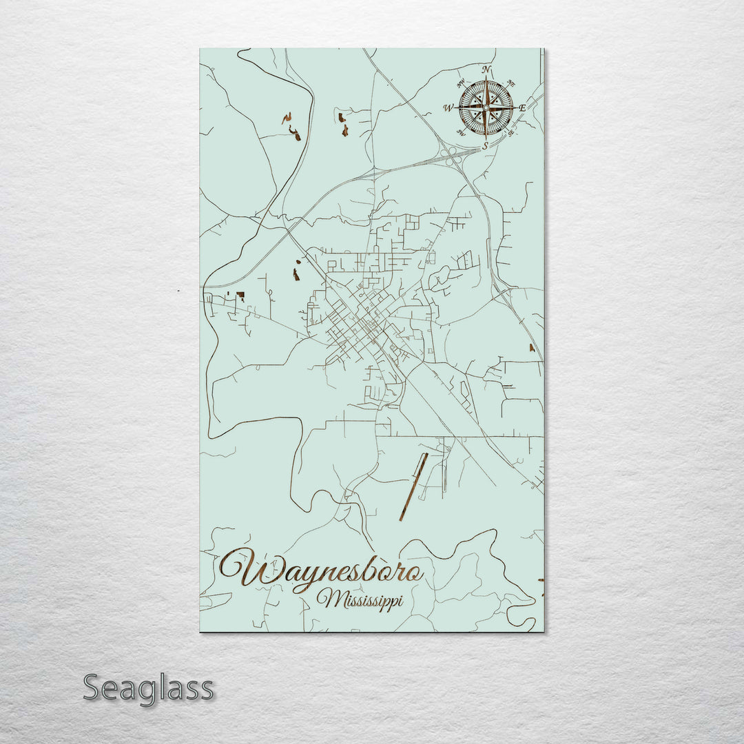 Waynesboro, Mississippi Street Map