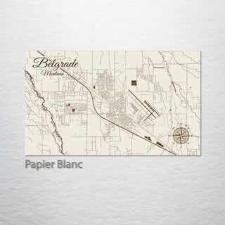 Belgrade, Montana Street Map
