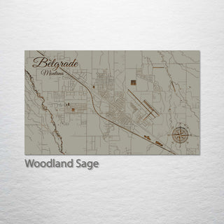 Belgrade, Montana Street Map