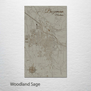 Bozeman, Montana Street Map