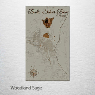 Butte-Silver Bow, Montana Street Map