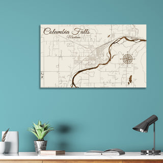 Columbia Falls, Montana Street Map